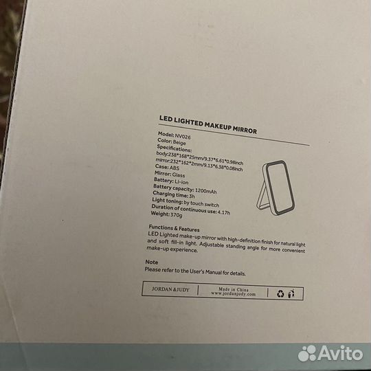 Макияжное зеркало Xiaomi Jordan&Judy NV026