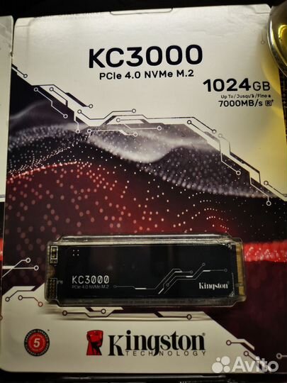 M2 ssd 1Tb Kingston KC3000 (Новые)