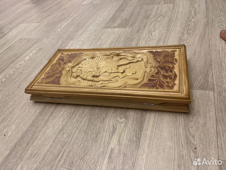 Нарды резные деревянные