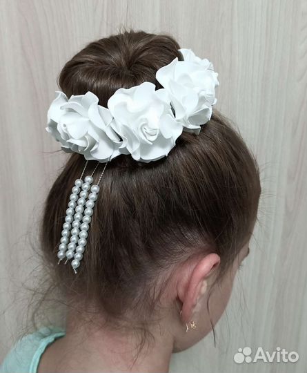 Бант-резинка на пучок