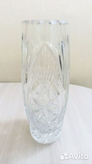 Ваза чешский хрусталь