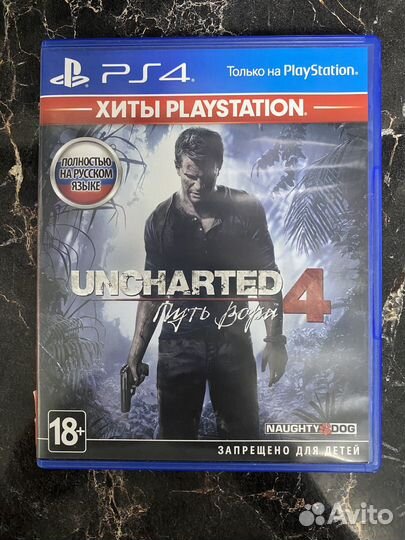 Игры на ps4 Uncharted 4