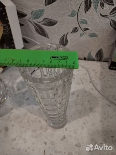 Ваза хрустальная