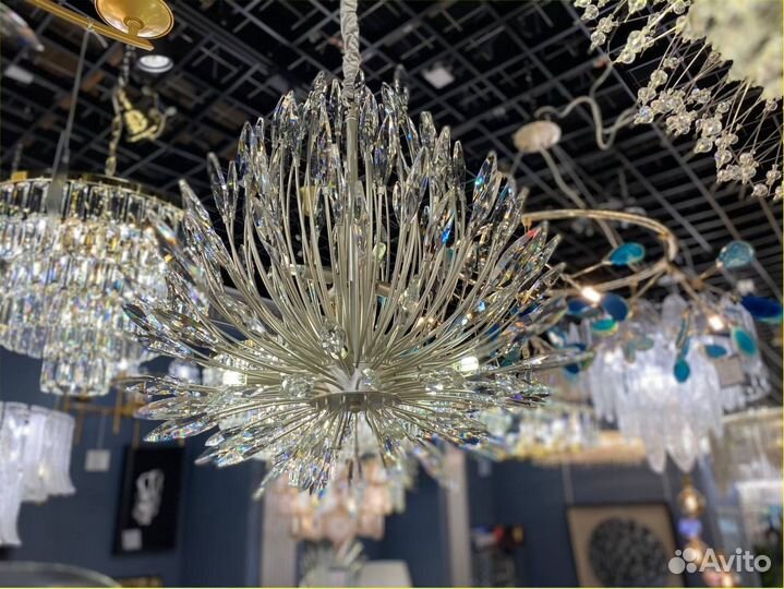 Стильная люстра Кристальный взрыв