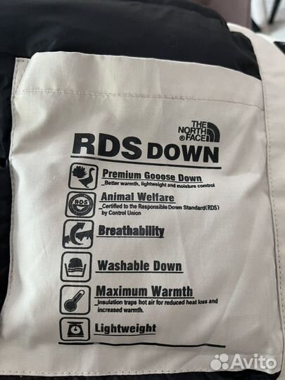 The north face пуховик