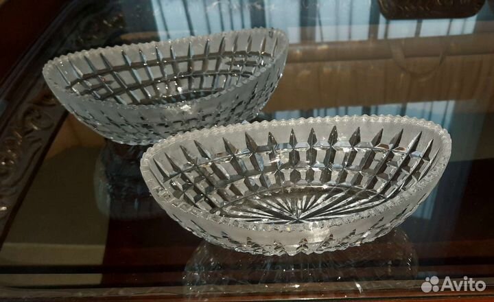 Хрустальная конфетница СССР