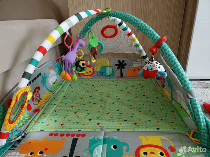 Детский развивающий коврик, игрушки от 0 до 9 мес
