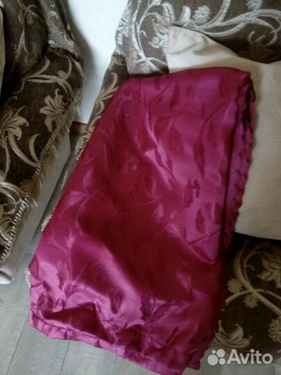 Готовые портьеры,жаккард.цвет-бордо