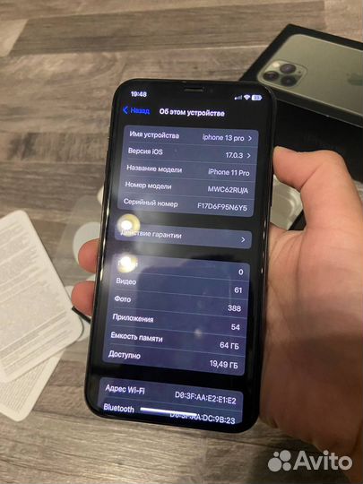 iPhone 11 Pro, 64 ГБ