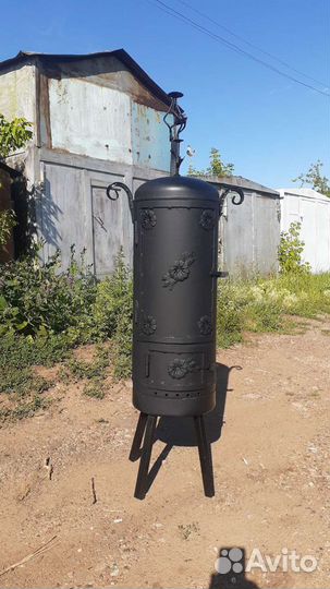 Мангал для горячего копчения