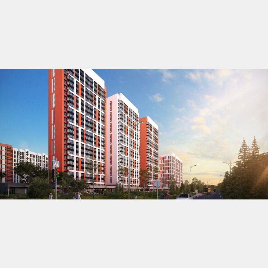 2-к. квартира, 58,4 м², 21/22 эт.