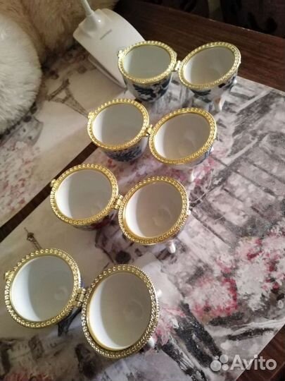 Яйцо шкатулка фаберже. 3 штуки