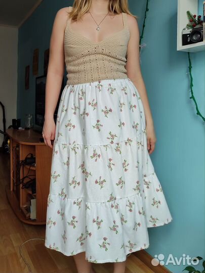 Юбка теплый хлопок в корейском стиле