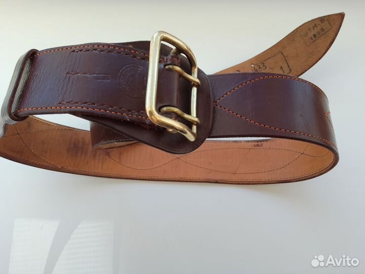Ремень офицерский СССР 1953 г 2рост114см идеальный