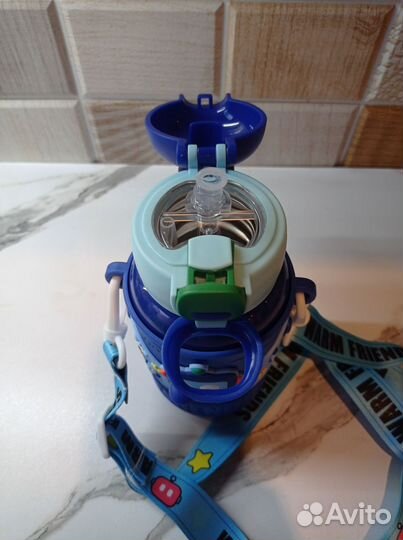 Детский термос с трубочкой