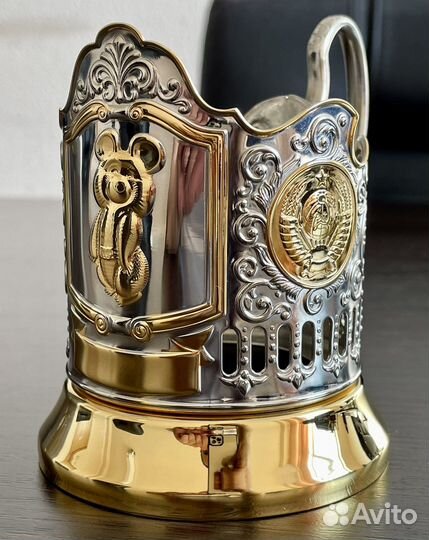 Подстаканник Олимпийский мишка 1980