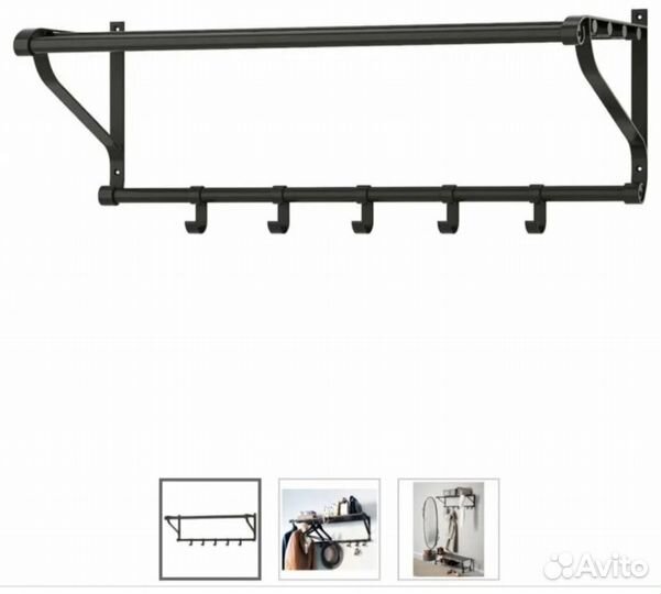 Вешалка и подставка для обуви IKEA портис