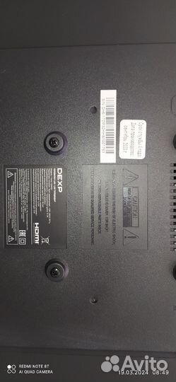 Телевизор SMART tv 32 dexp