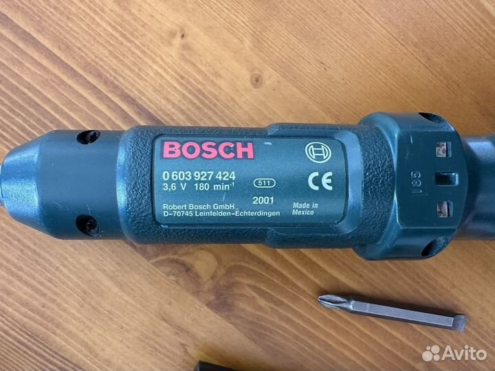 Аккумуляторная отвертка Bosch PSR 3.6 VS