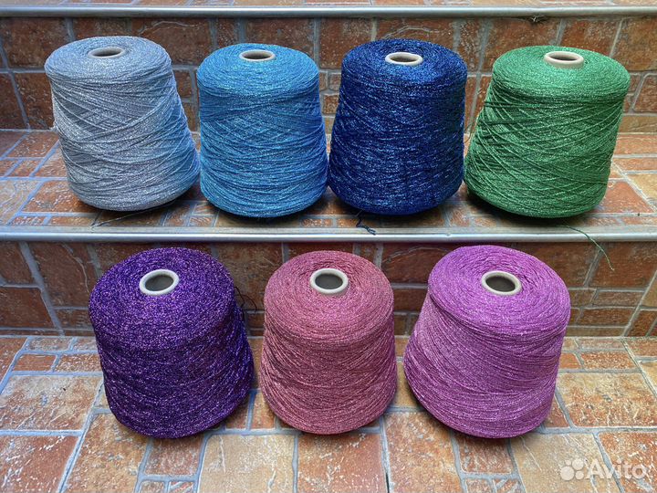 Пража блестящая с люрексом шнурок Италия