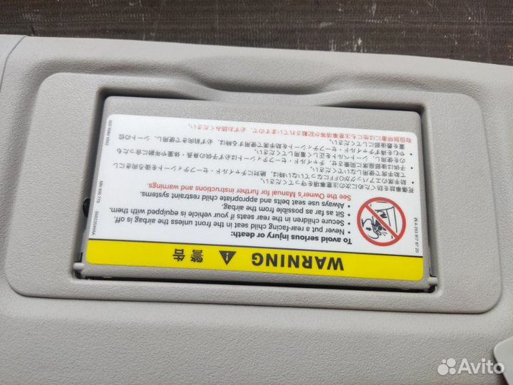 Козырек солнцезащитный левый Mercedes-Benz C-Class