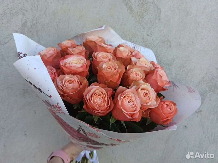 Цветы розы букет
