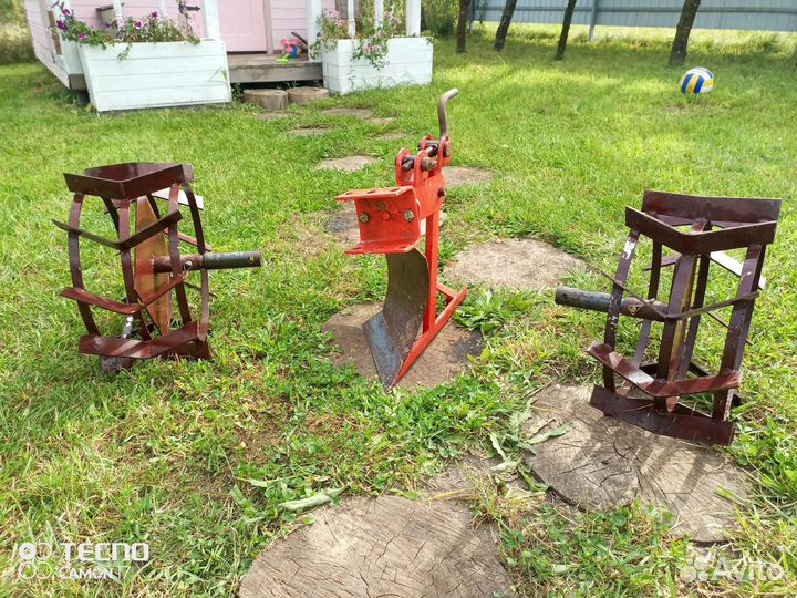 Грунтозацепы с удлиннителями для мотоблока Нева