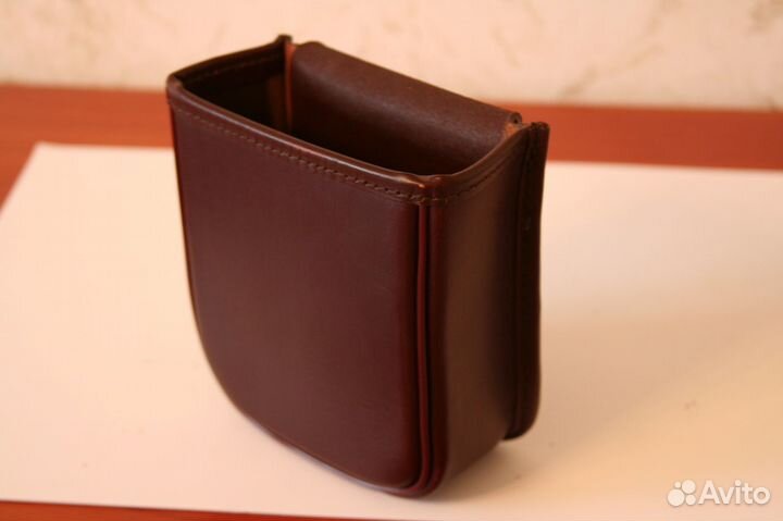 Подсумок кожаный открытый