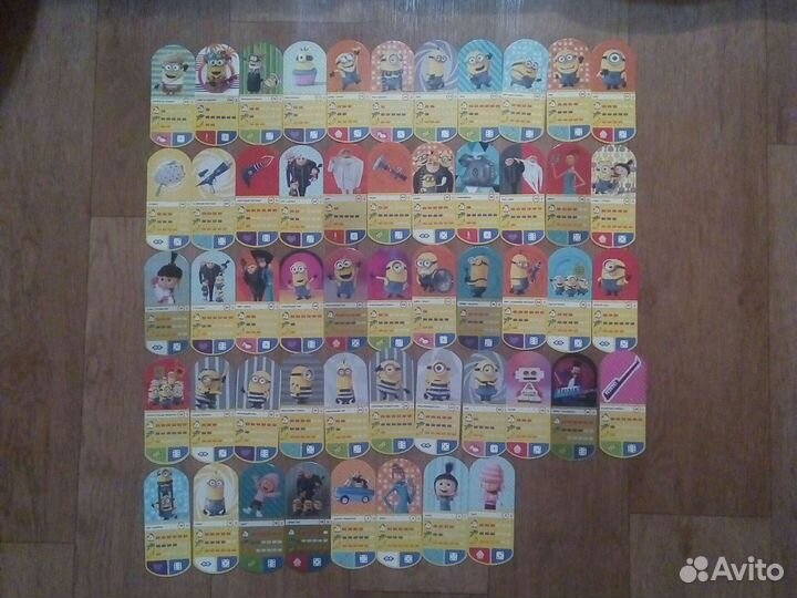 Карточки из серии 