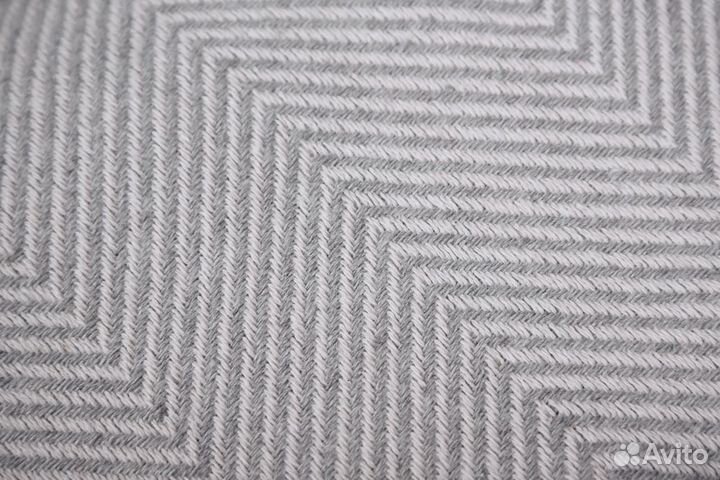 Хлопковое покрывало - плед Venera 200х230 см Серый