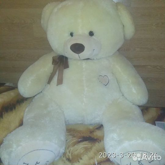 Мягкая игрушка белый медведь