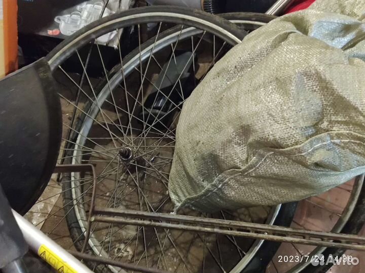 СССР спорт Велосипед + 2 запасных колеса