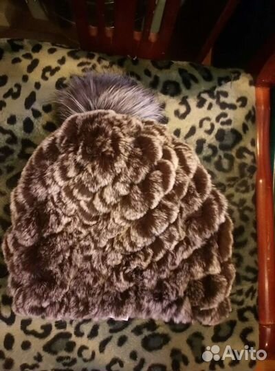 Шапка из кролика, новая