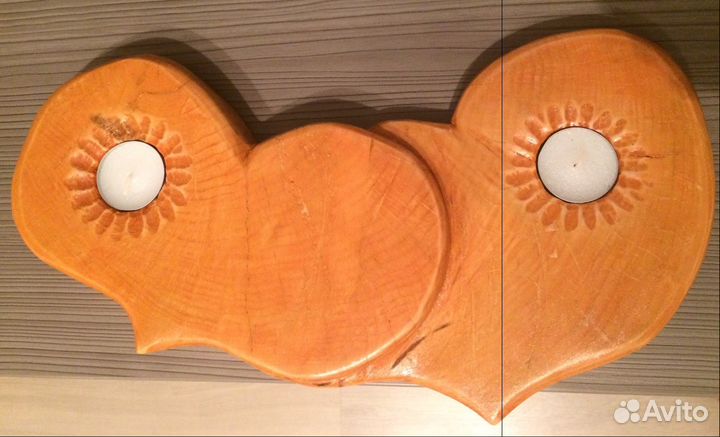 Подсвечник дерево, ручная работа