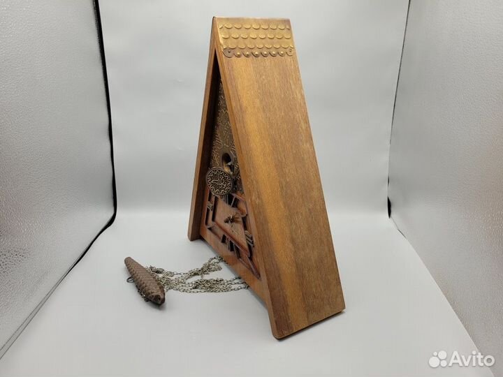 Часы настенные ходики с боем Маяк с кукушкой