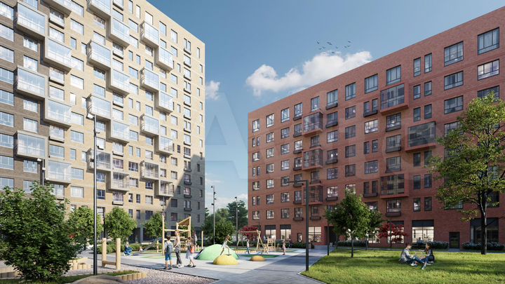 2-к. квартира, 51,2 м², 2/12 эт.