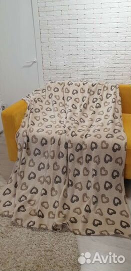 Плед флисовый новый