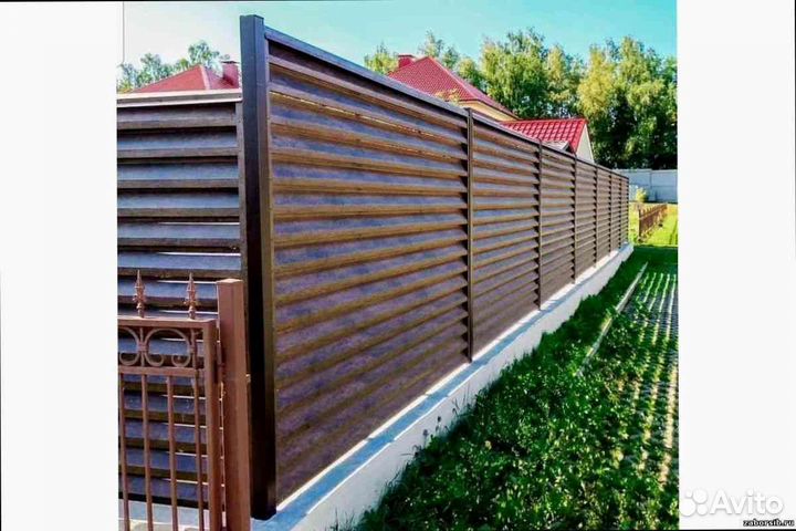 Забор с воротами на любой участок