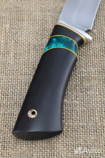 Нож ручной работы Оса сталь Sandvik 12c27