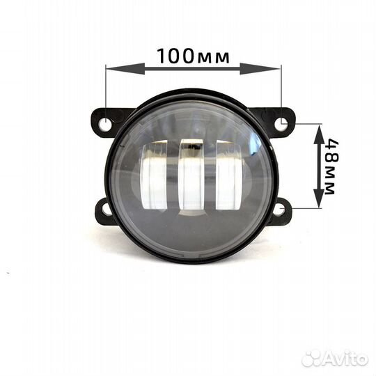 LED птф Crilinе EMS Mitsubishi L200