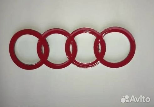 Эмблема значок audi 215х71мм