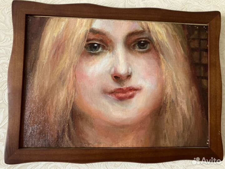 Картина маслом портрет девушки