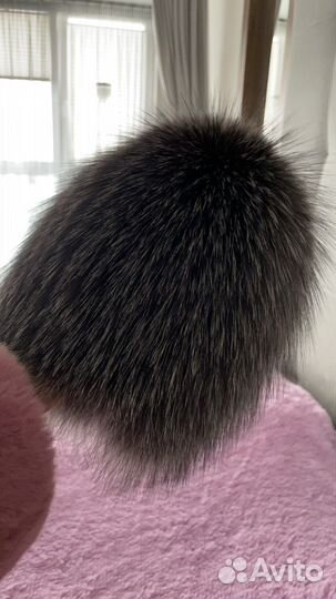 Шапка из песца женская