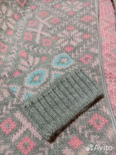 Пуловер для девочки трикотаж. 152