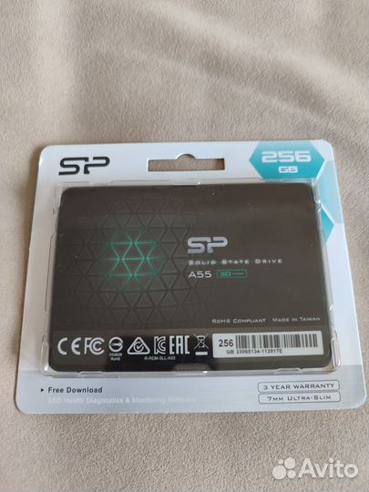 Твердотельный накопитель SSD Silicon Power 256 гб