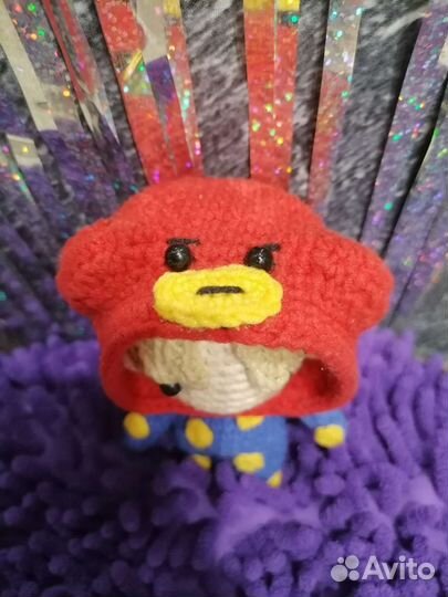 BTS Тэхен (tata) вязанная игрушка
