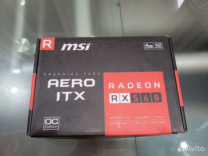 Видеокарта MSI RX560 4GB