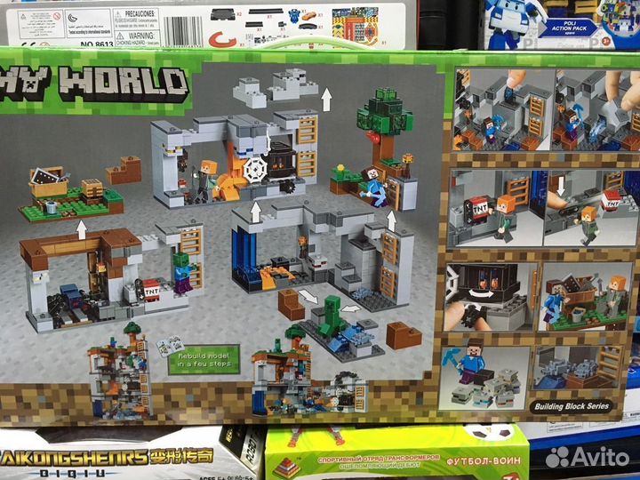 Конструктор Майнкрафт 666 деталей