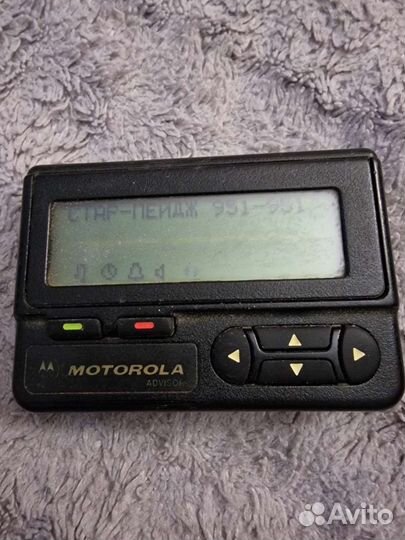Пейджер Motorola advisor
