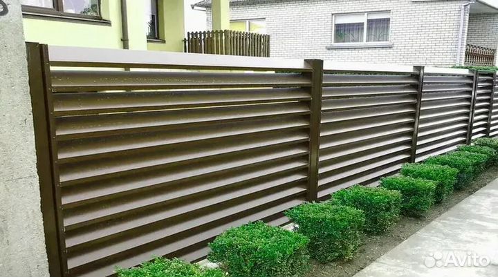 Заборы жалюзи под ключ
